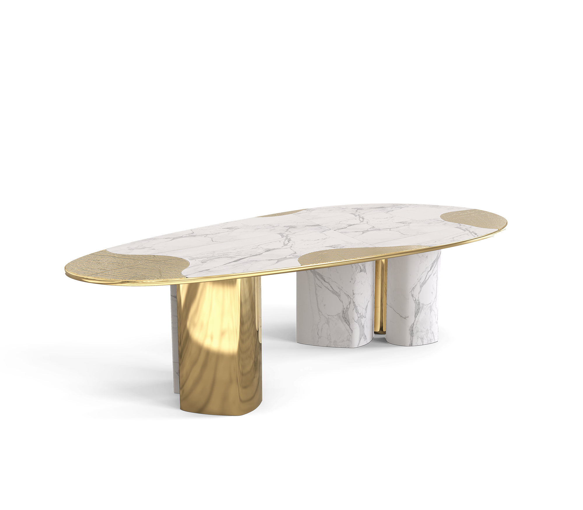 Table Athena Carrara & Or