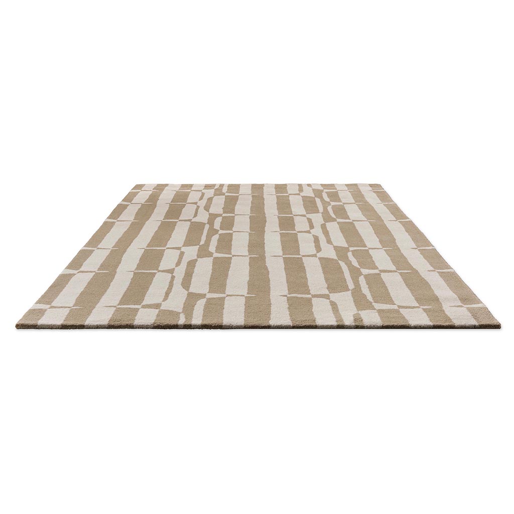 Tapis Bloc Rayé Galet