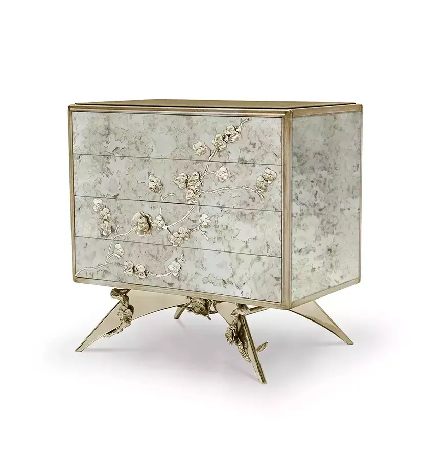 Table de Chevet Miroir Vieilli Spellbound