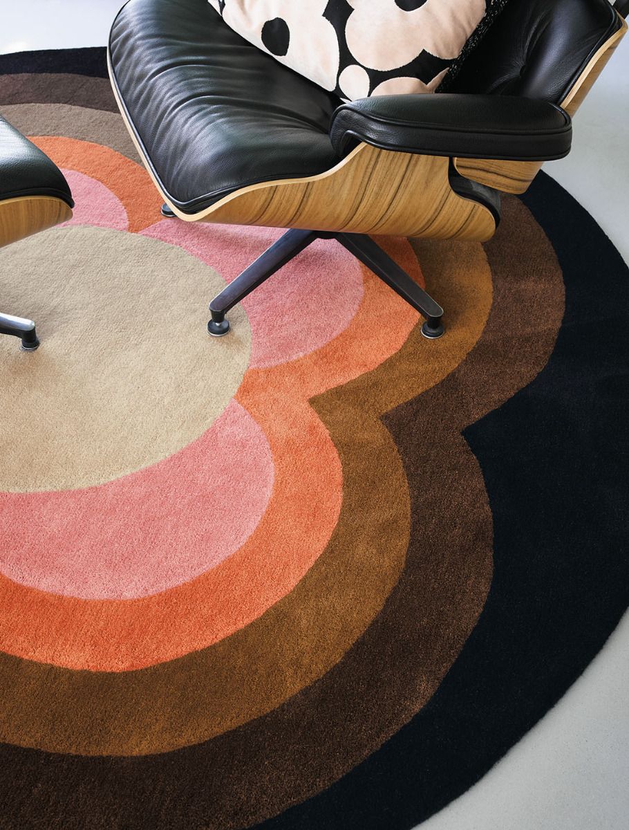 Tapis Rond Sunflower Rose 060005