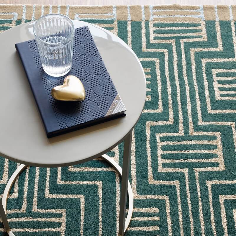 Tapis Kinmo Vert 56807 | Taille: 140 x 200 cm