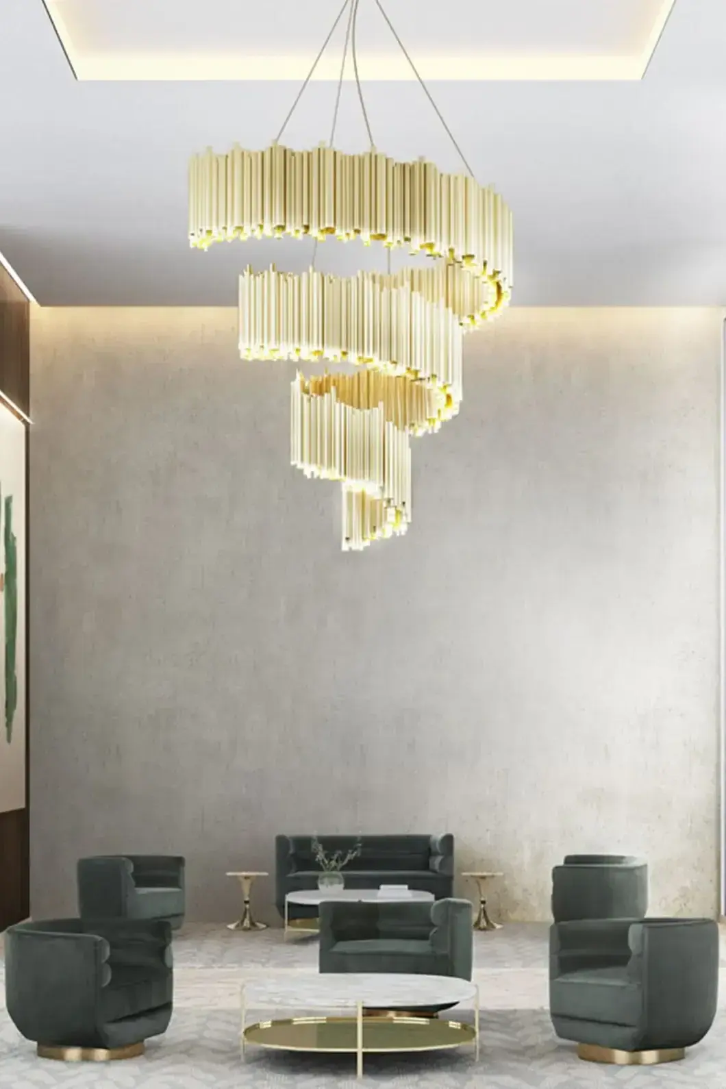 Lustre en spirale Harmony