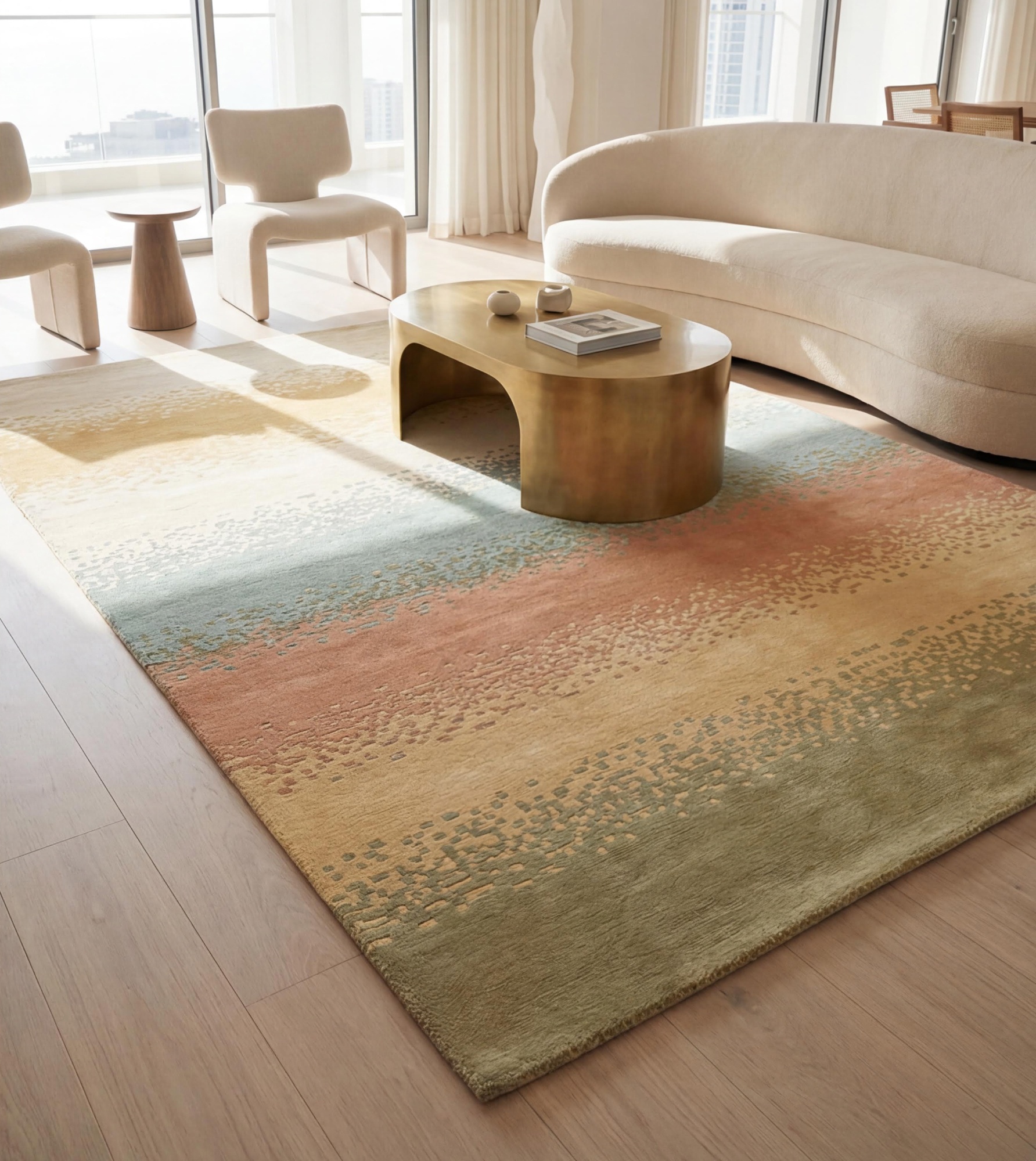 Tapis Desert Bands Multi
