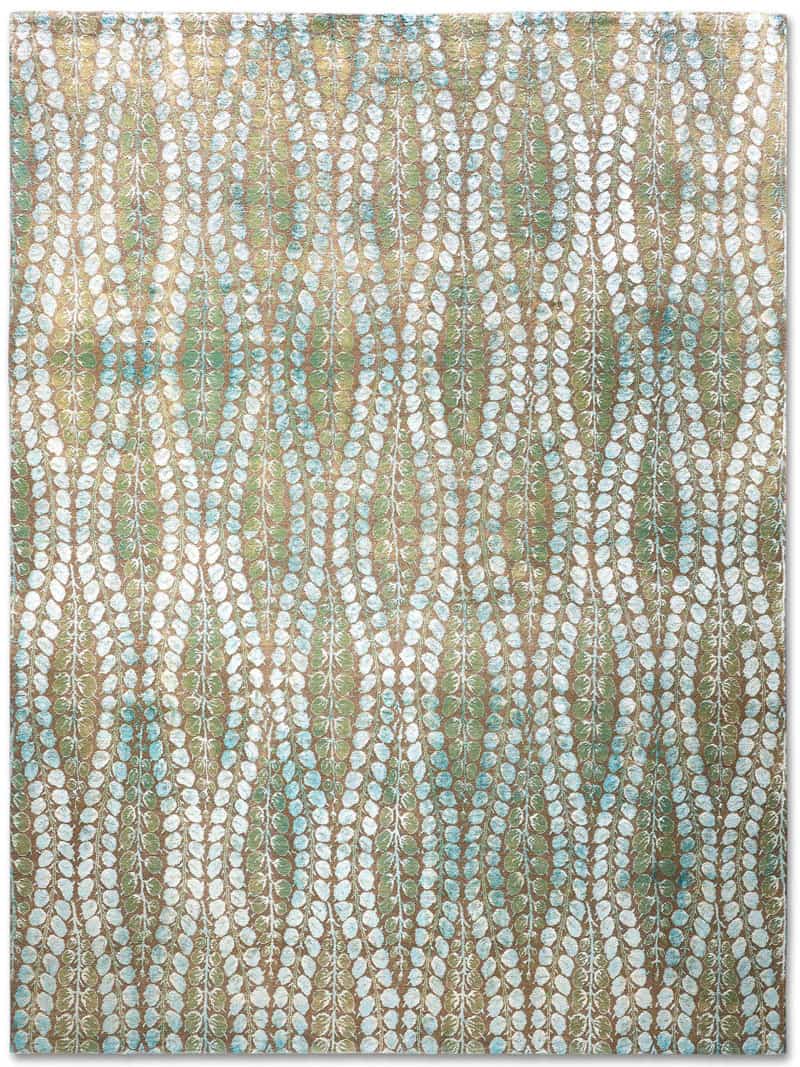 Tapis tissé main Bleu Électrique