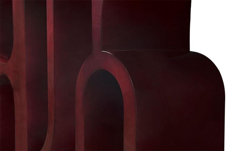 Console Premium Laquée Rouge