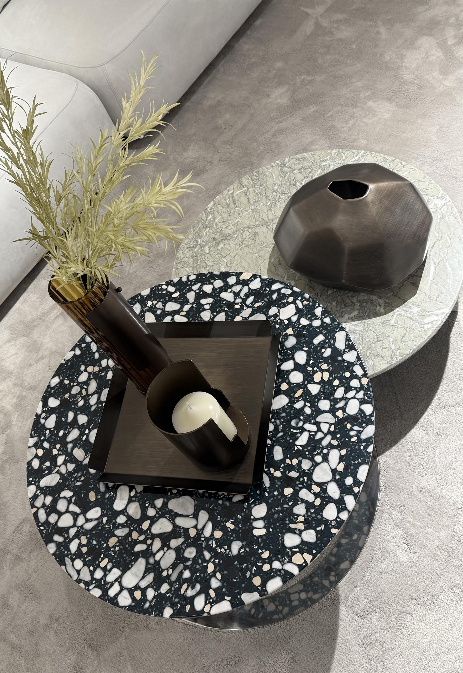 Petite table basse ronde Cami