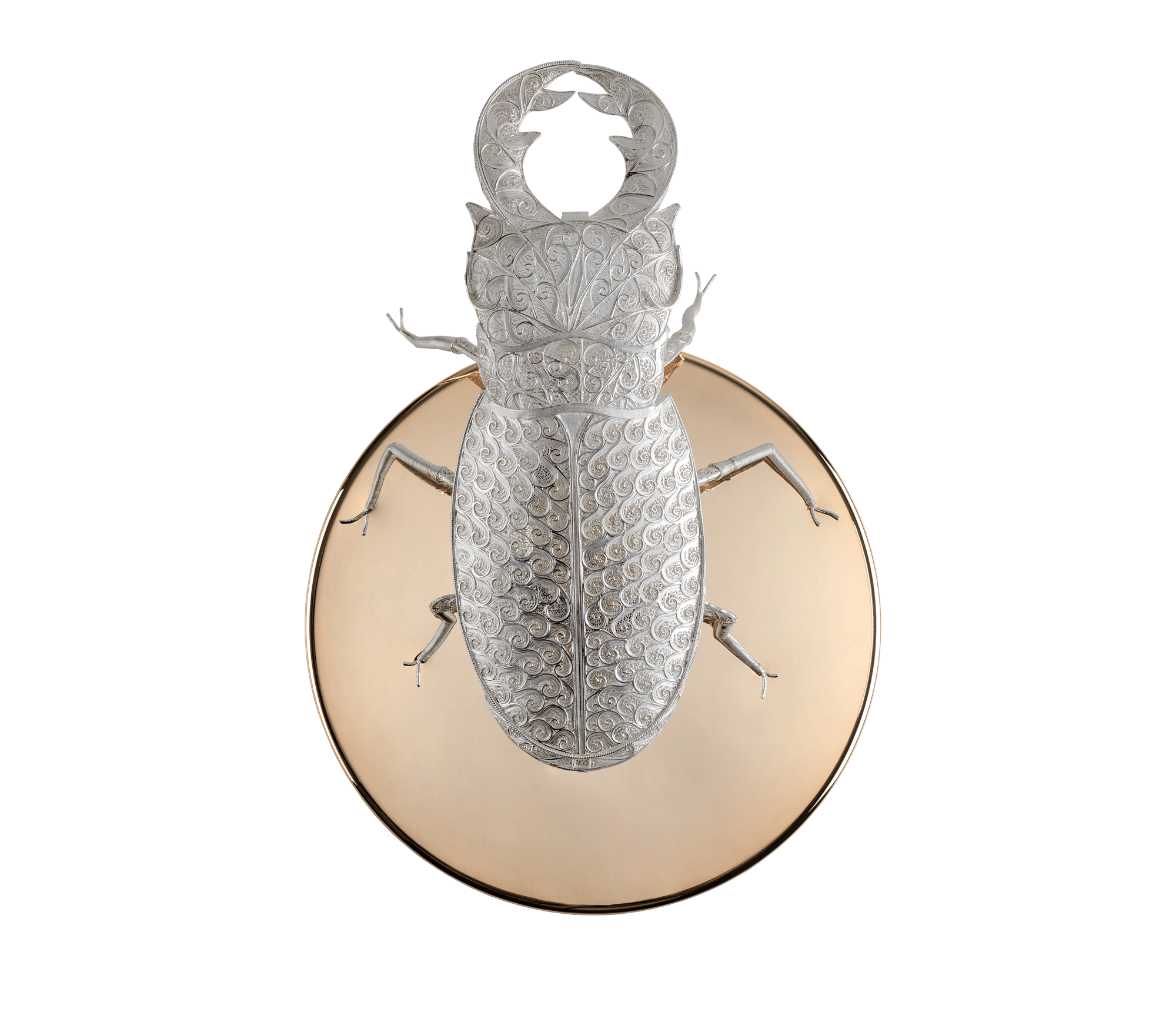 Applique Murale Filigree Scarab