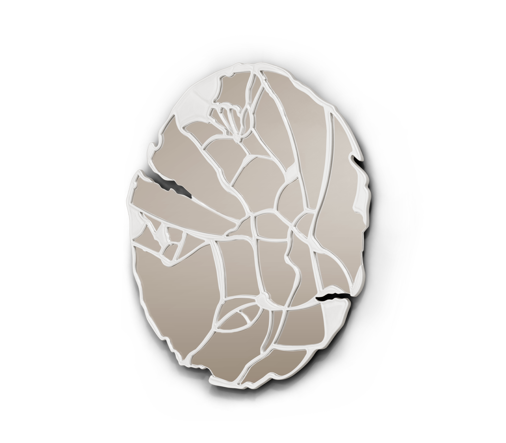 Miroir Ivoire Artisan
