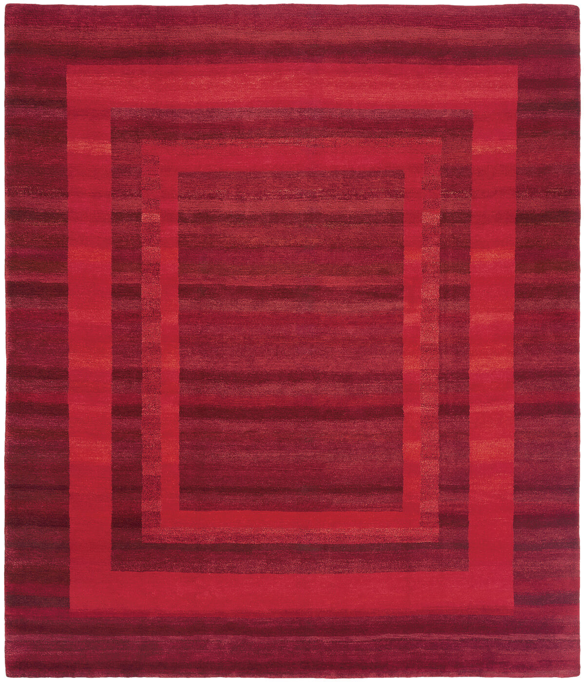 Tapis Gamba Triple Bordure Rouge Foncé | Taille: 300 x 400 cm