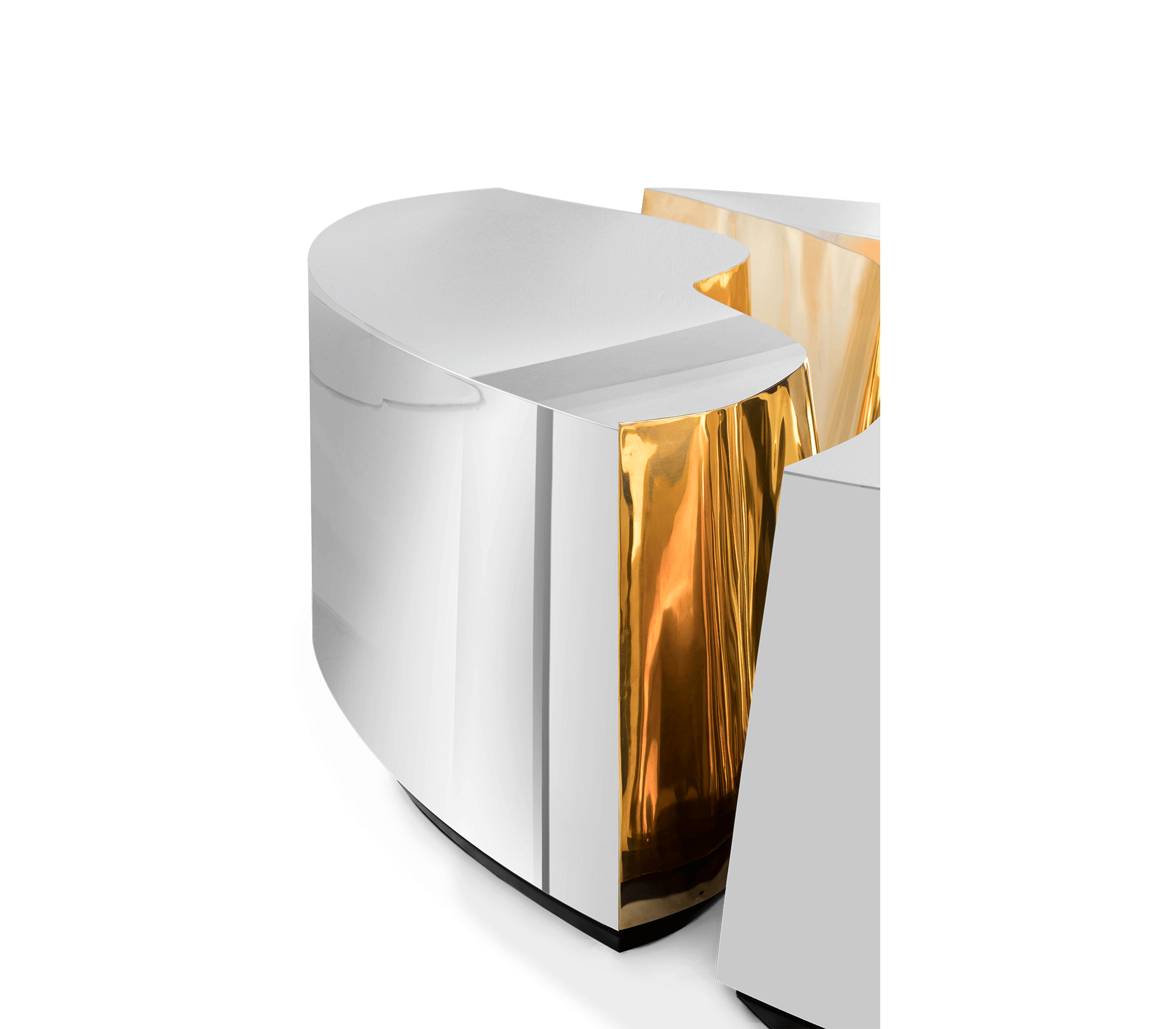 Table Basse Ovale Fissure