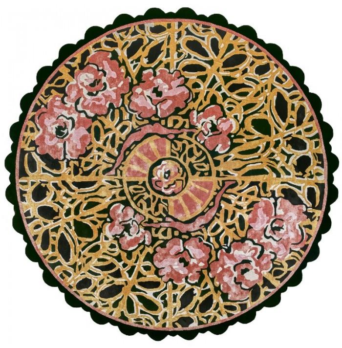 Tapis Rond de Luxe Hanami