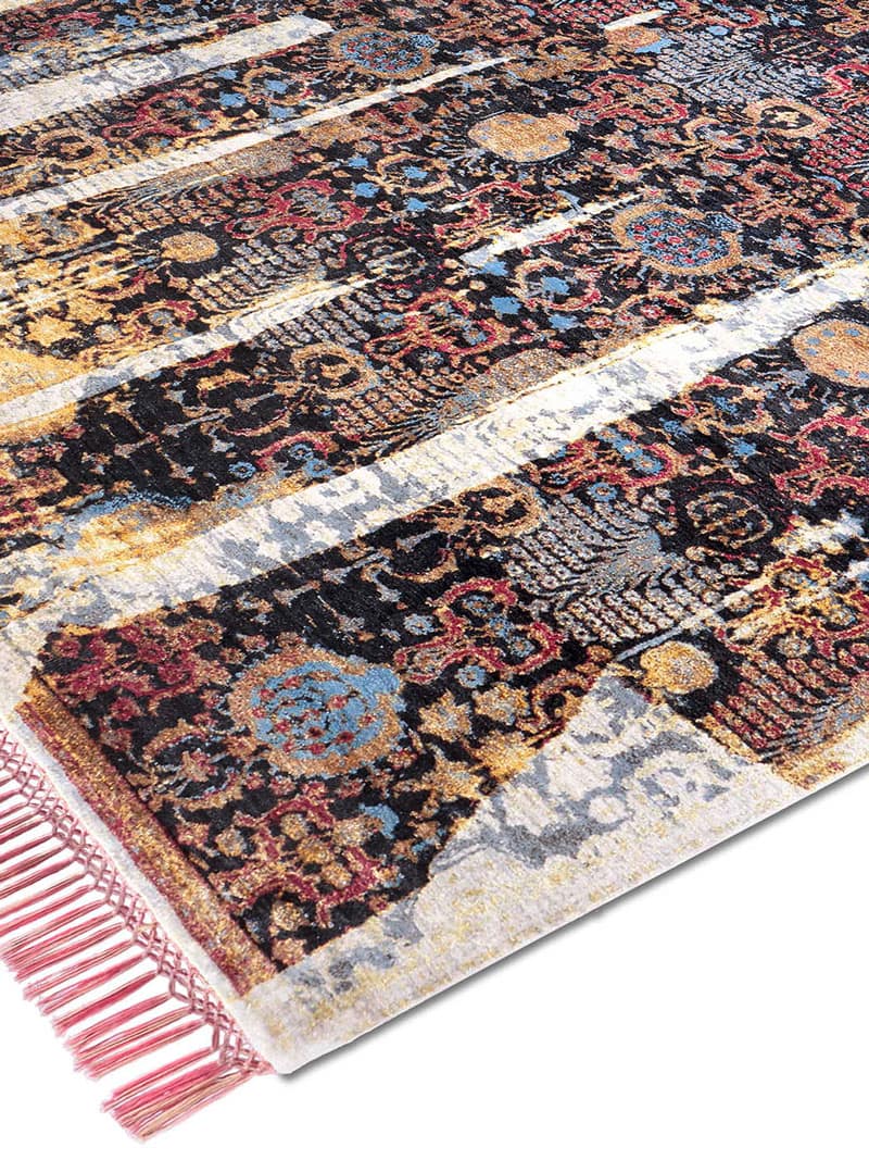Tapis Bloc No. 04 Original sur Blanc | Taille: 250 x 300 cm