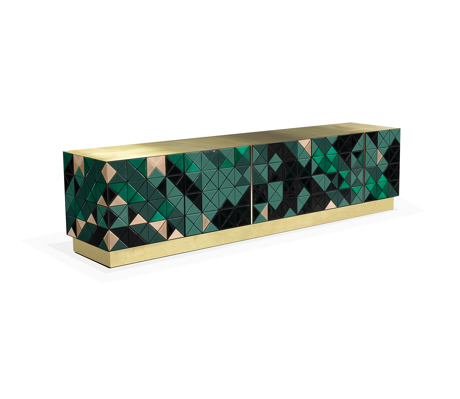 Meuble TV Vert Mosaic