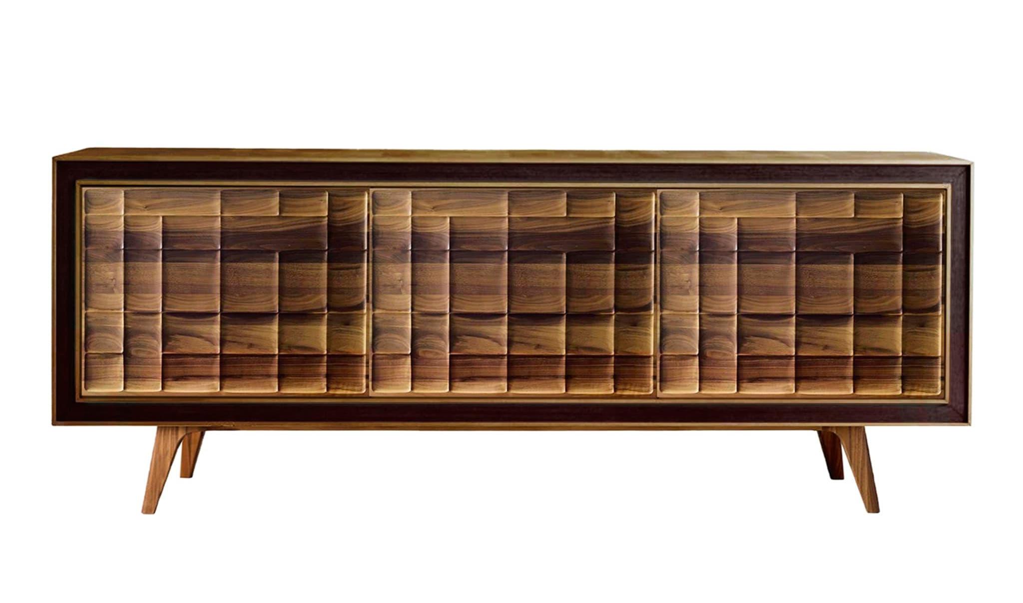 Buffet Italien Quadra Fait Main | Configuration: 2-Doors