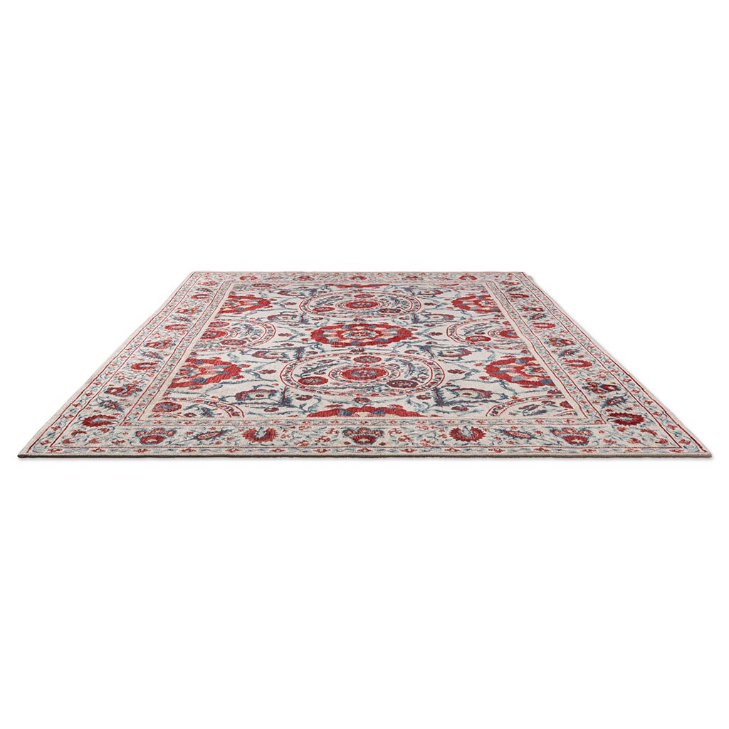 Anthos Red / Indigo Tapis | Taille: 200 × 280 cm