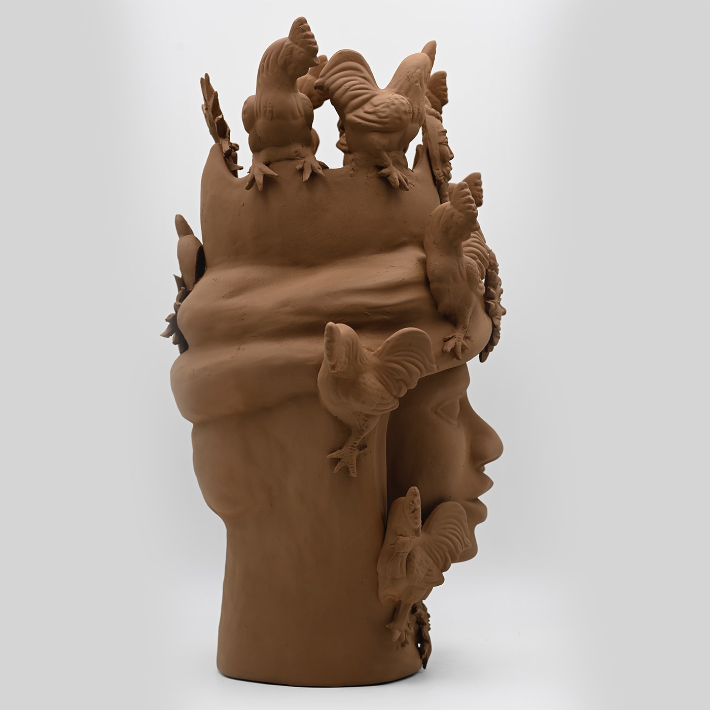 Sculpture Tête De Maure Exquise