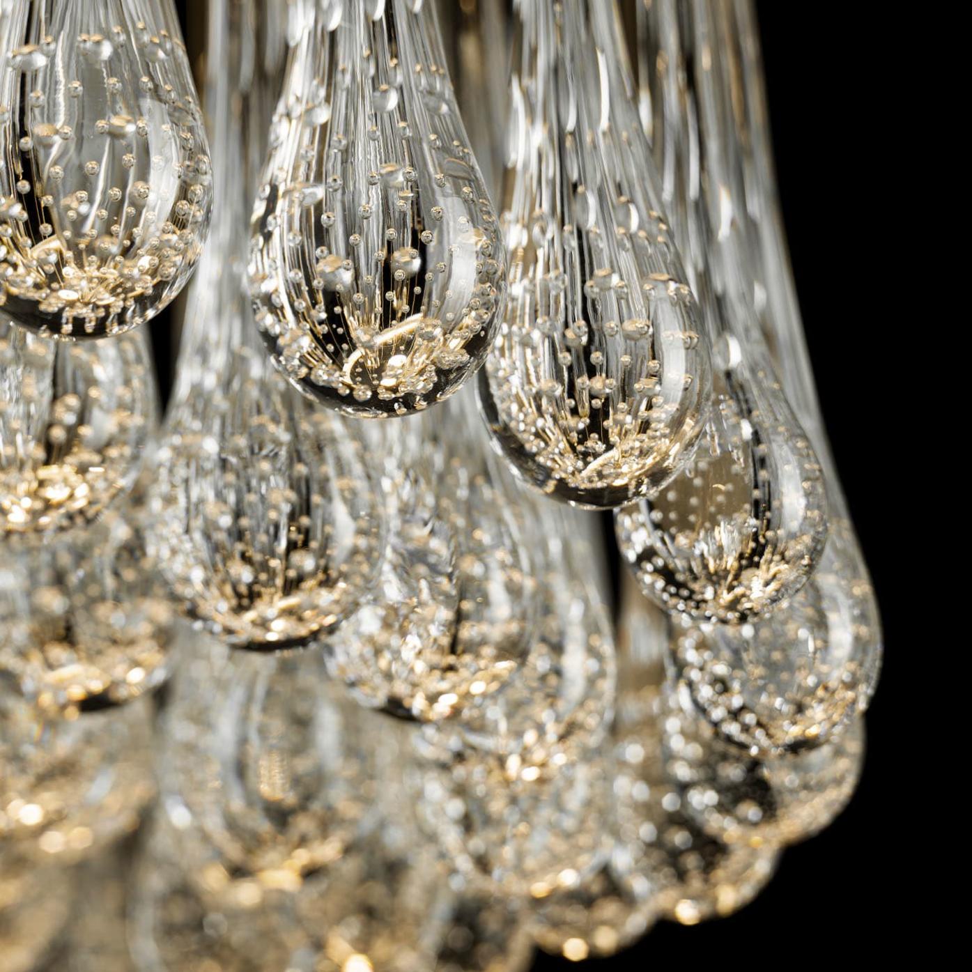 Lustre Rond Murano Bulles en Verre