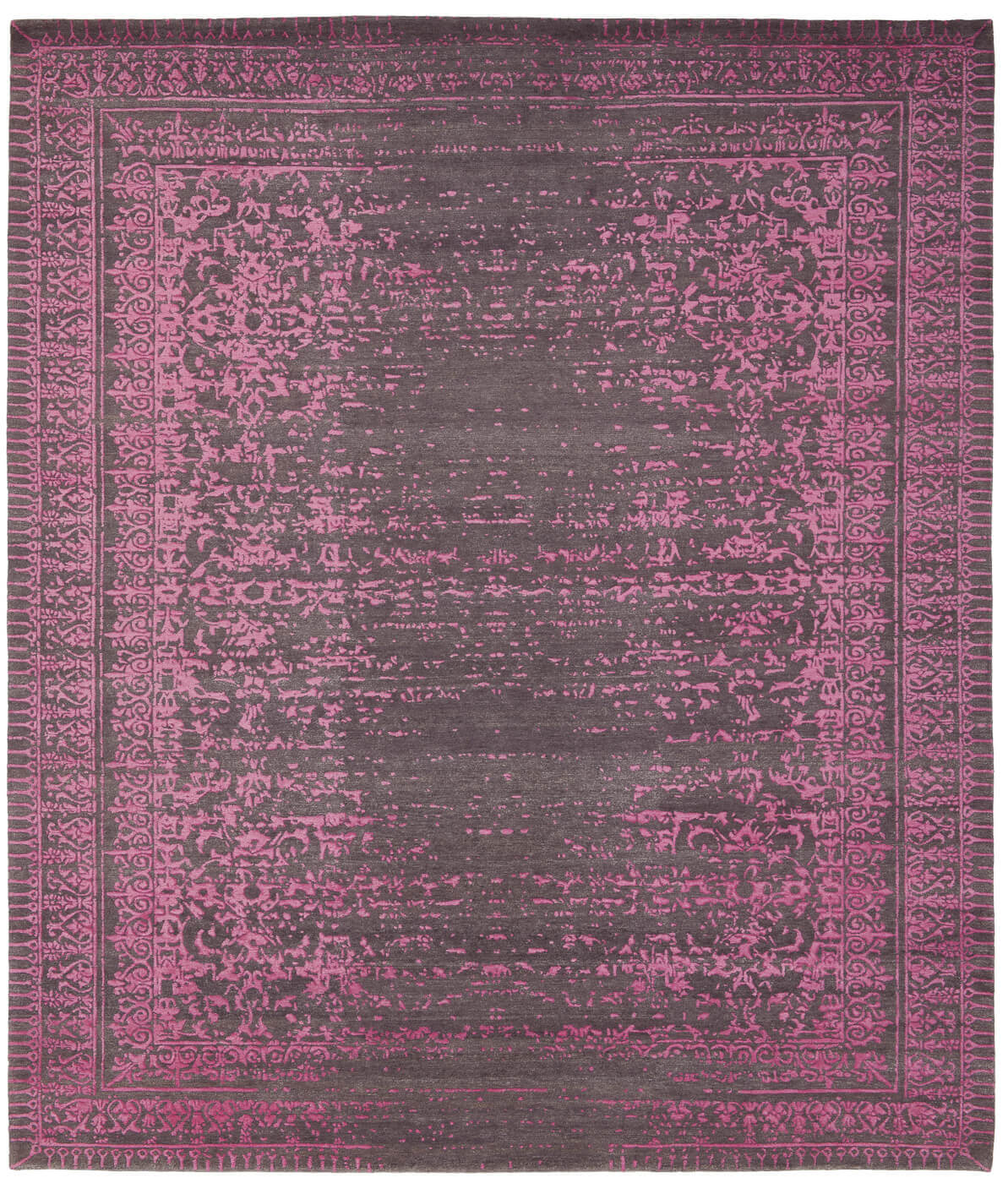 Tapis Ferrara Stomped Inversé Gris Rose