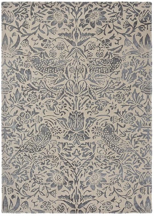 Tapis Pure Strawberry Thief 028105 Encre