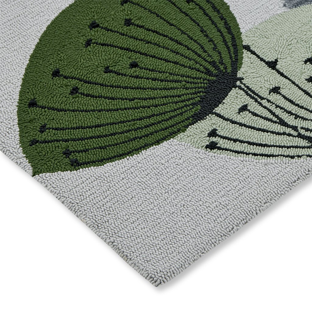 Tapis d’extérieur Dandelion Clocks Vert Botanique