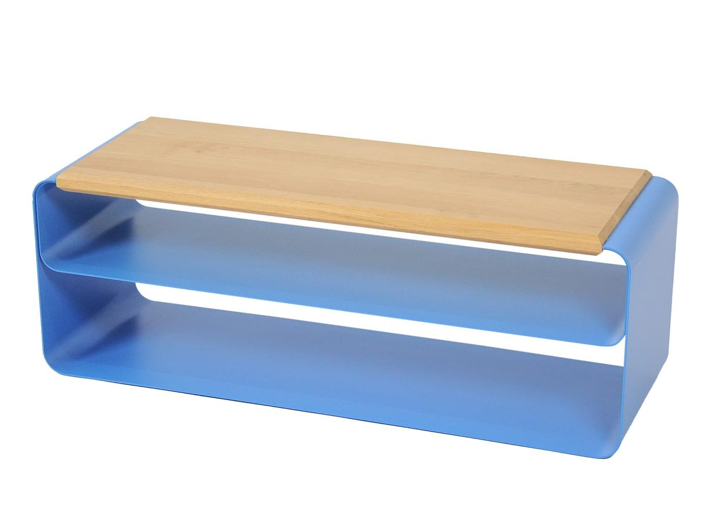 Banc Contemporain Bois & Métal (Var. 3)