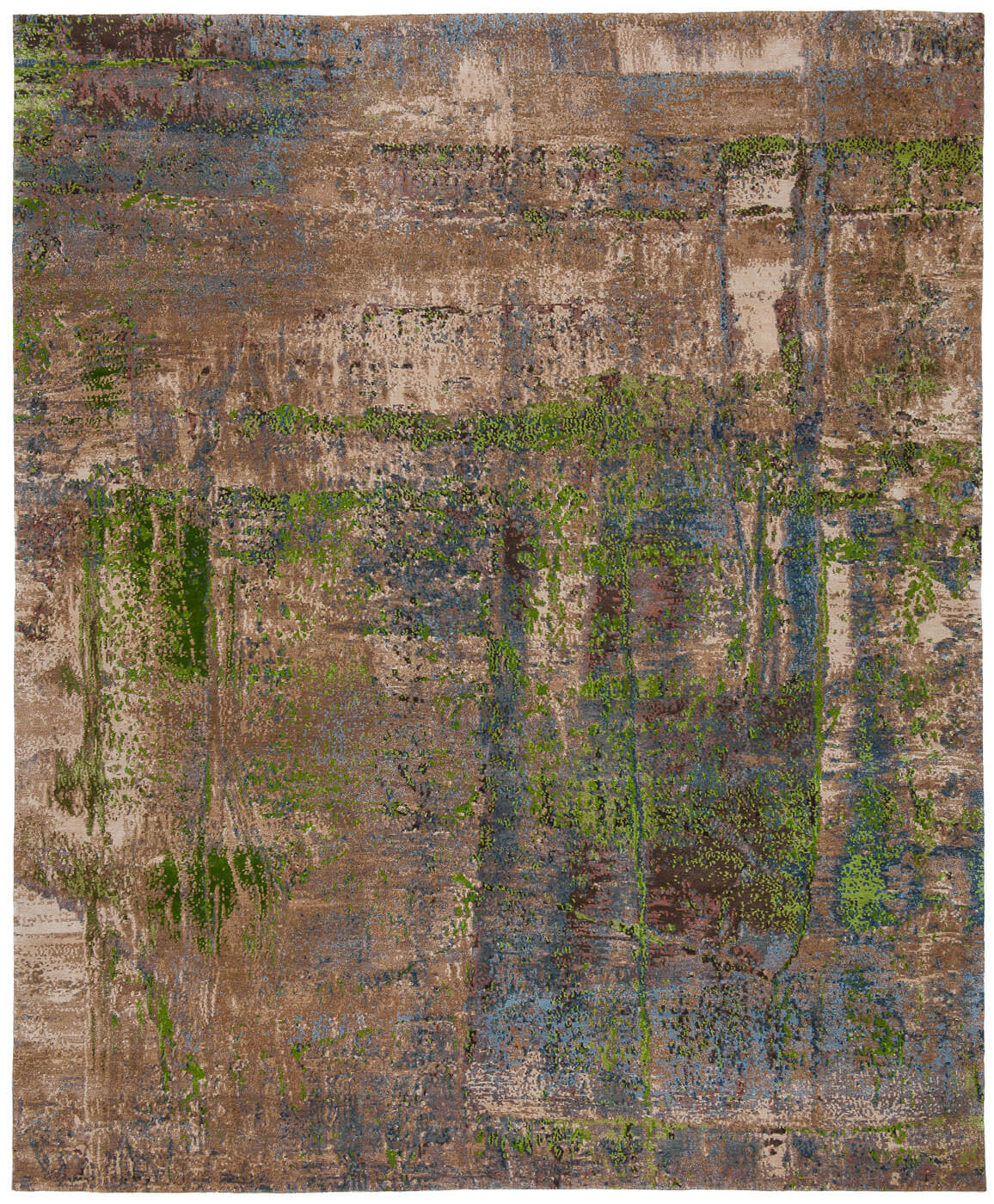 Tapis Artwork 3 Multicolore Vert | Taille: 300 x 400 cm