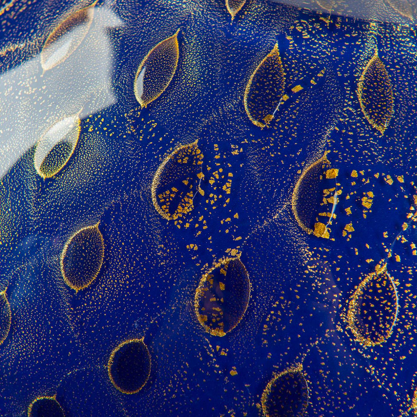 Coupe Mocenigo bleue et or