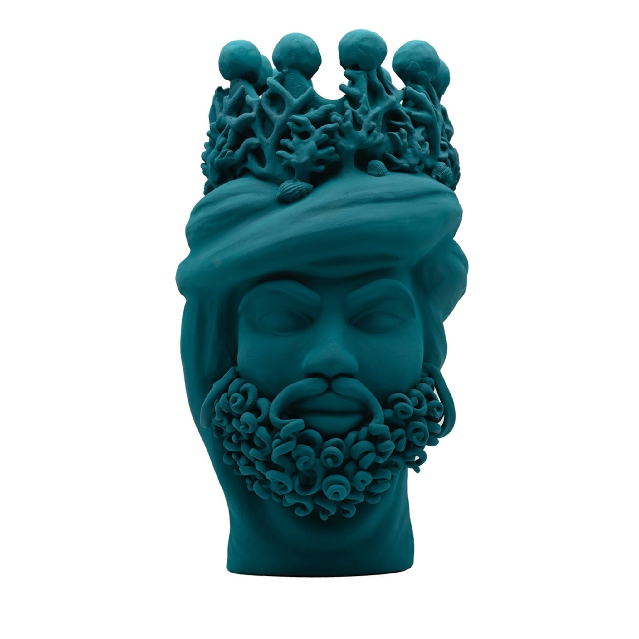 Sculpture Unique Tête De Maure