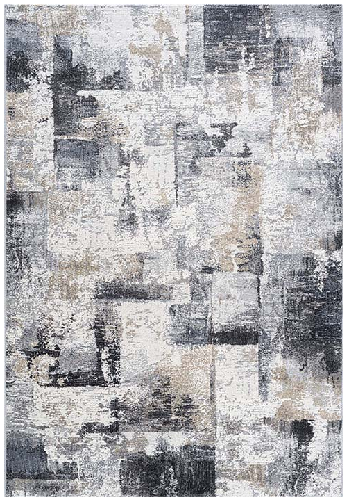 Tapis Belge Abstrait Tissé Machine