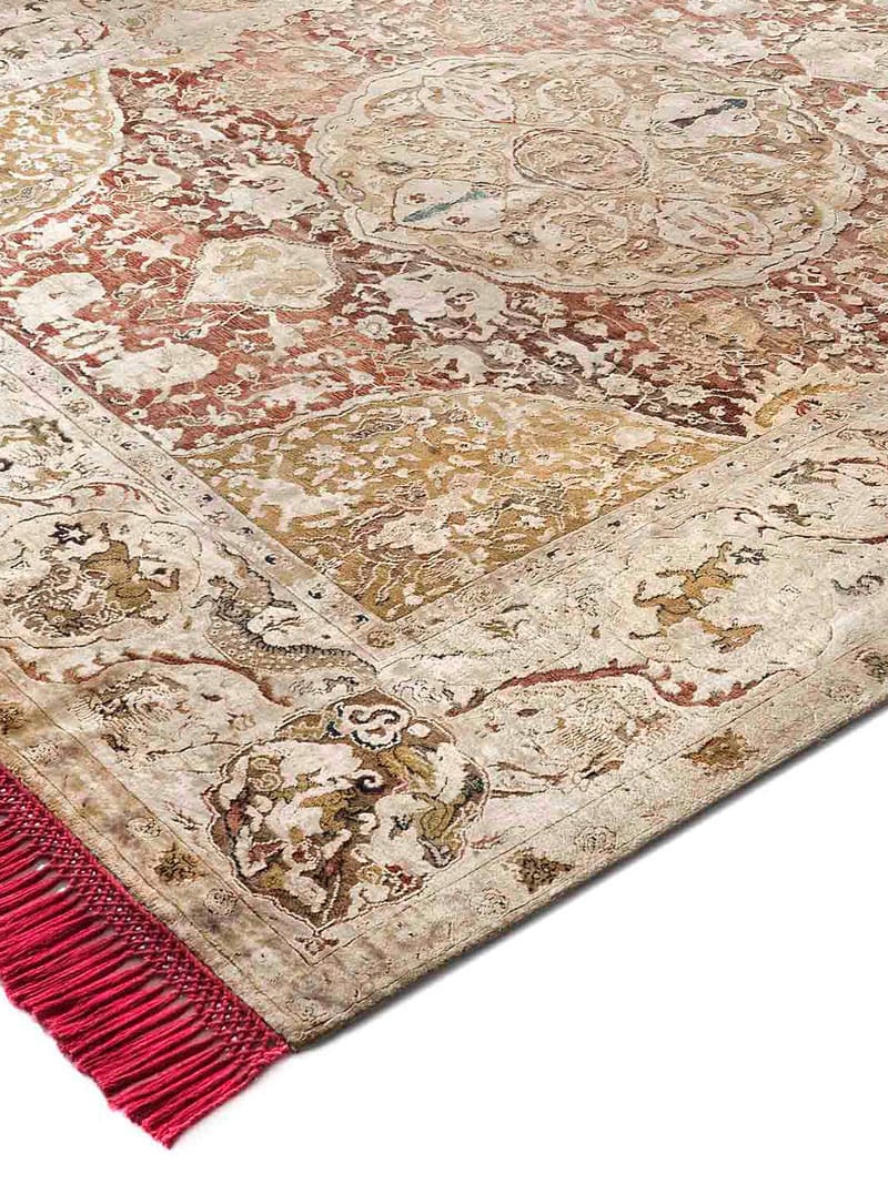 Tapis noué main de luxe Or