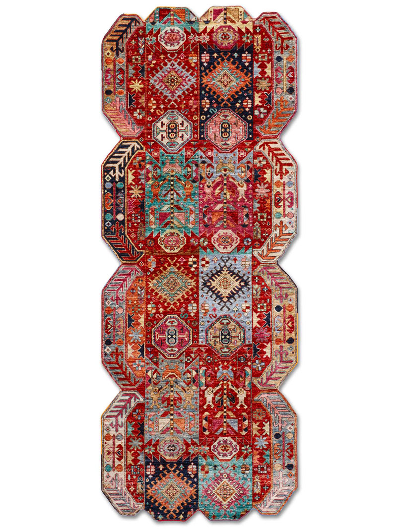 Tapis fait main de luxe Multiforme