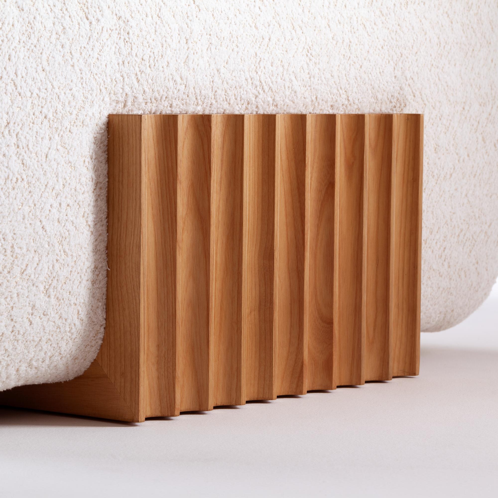 Canapé modulable Carmel en bois