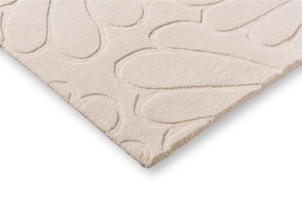 Tapis Pétales Coleby Crème Ivoire