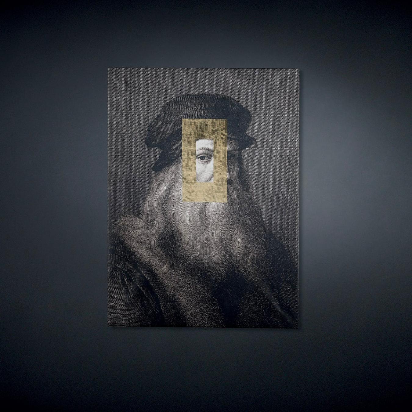Panneau portrait Leonardo