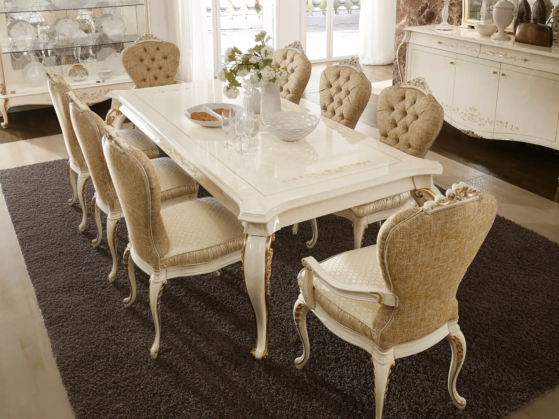 Table À Manger Beige Italienne