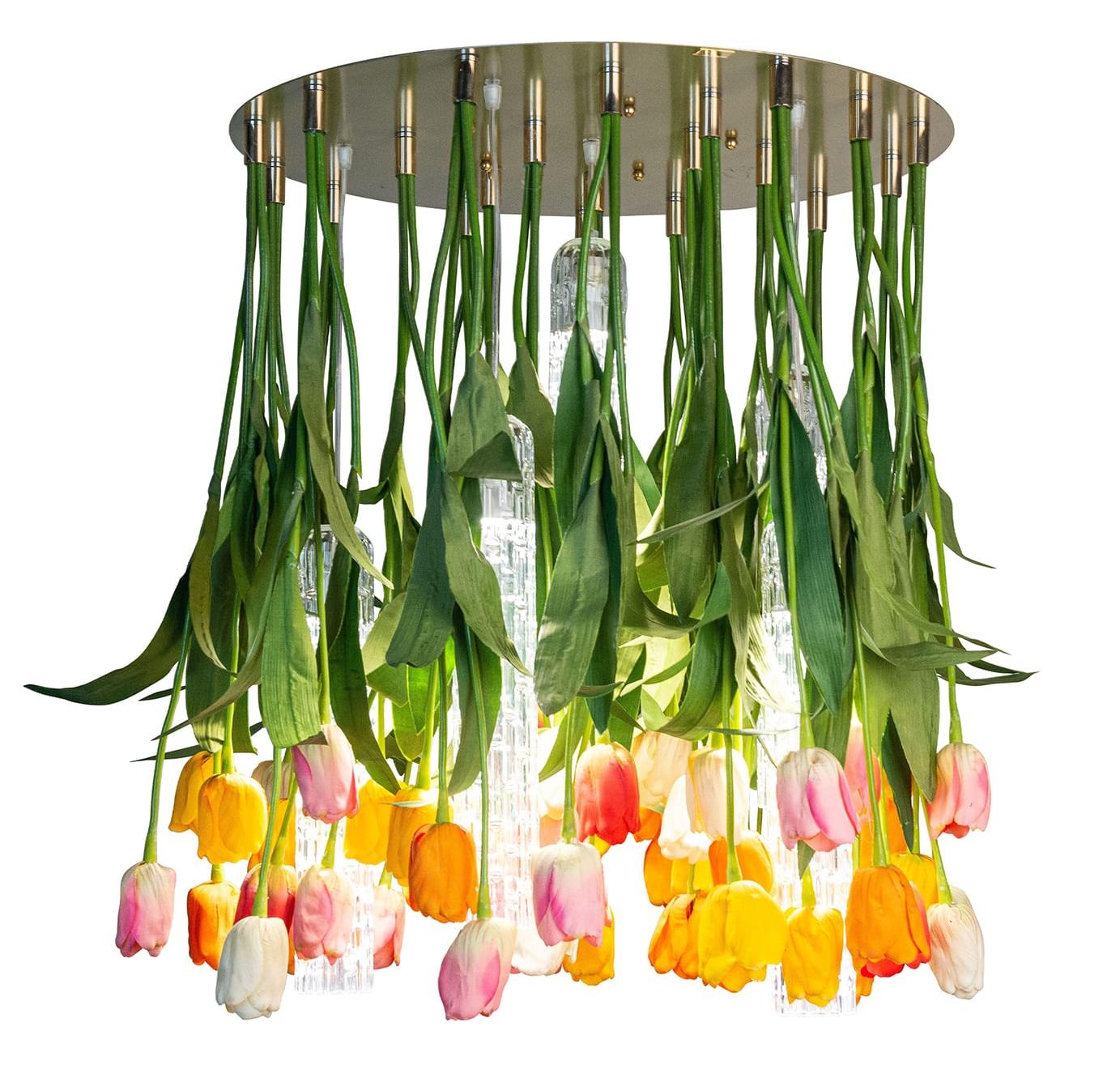 Lustre rond Tulip