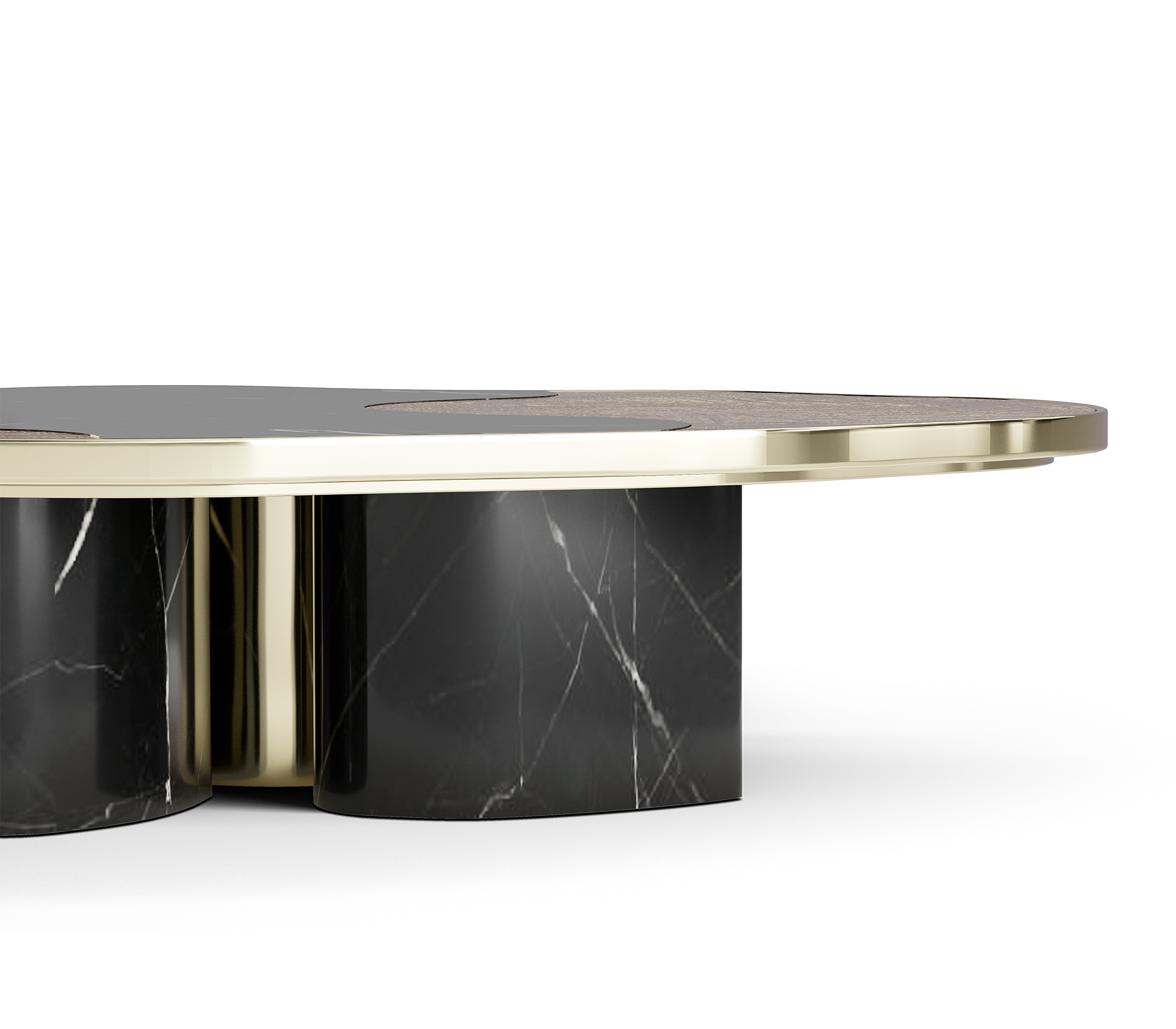 Set Tables Athena Noir & Or