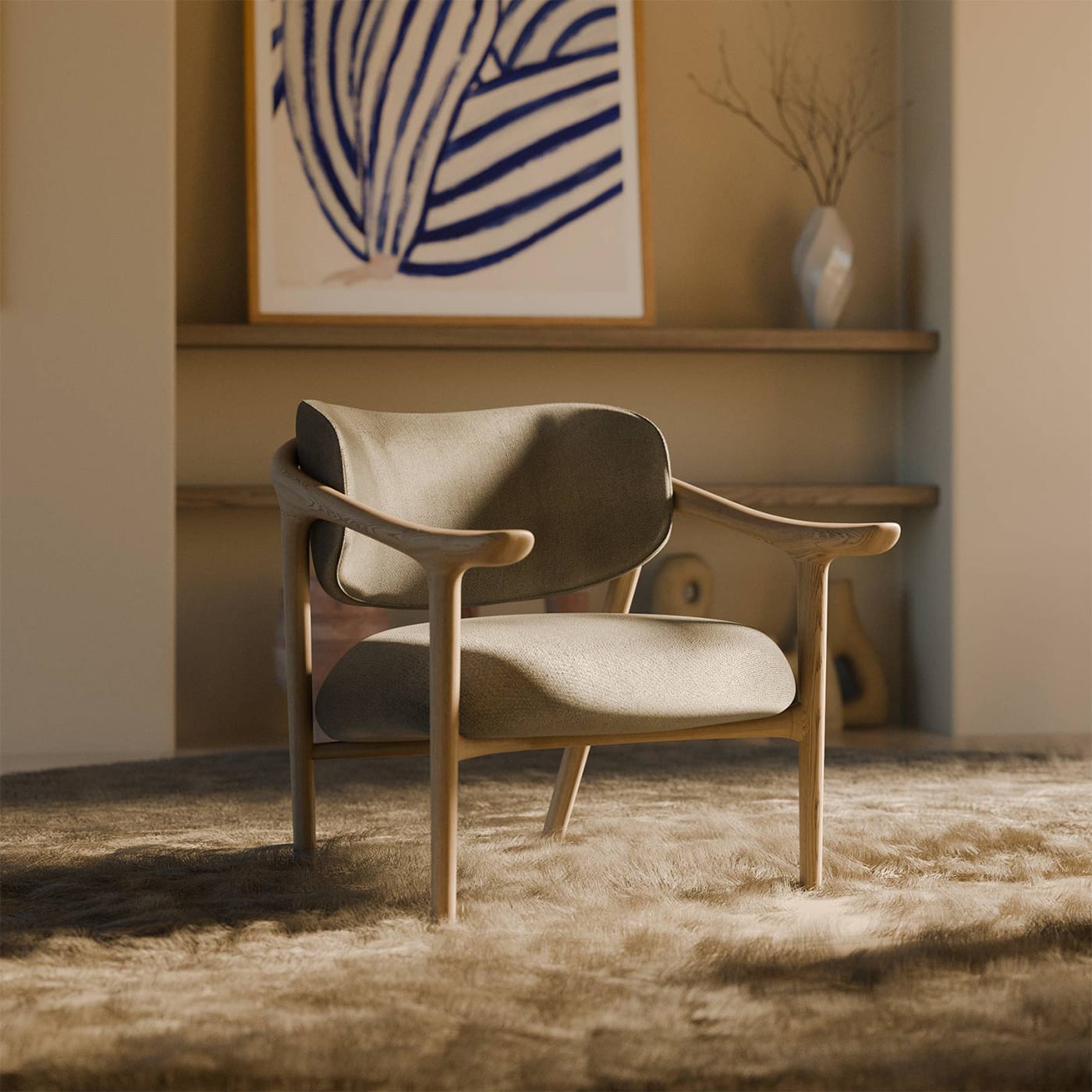 Fauteuil lounge Aida