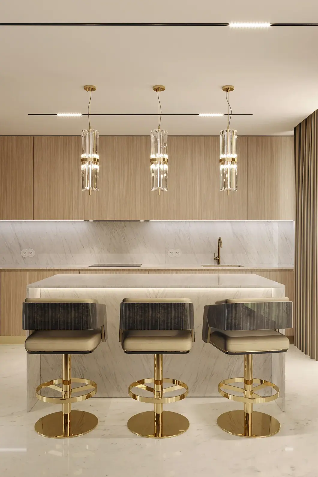 Chaise de Bar Pivotante Galea - 2