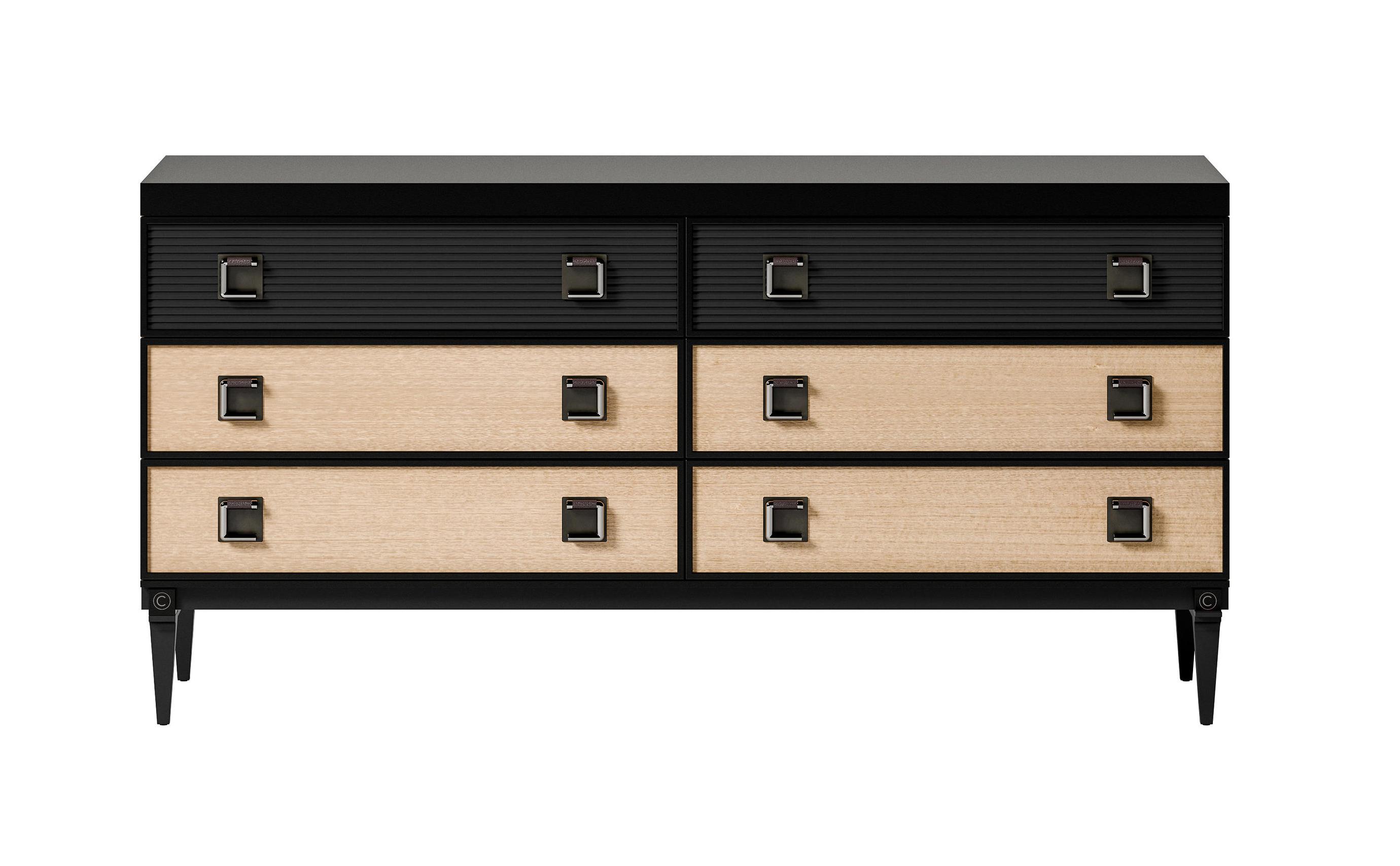 Commode Noir / Beige