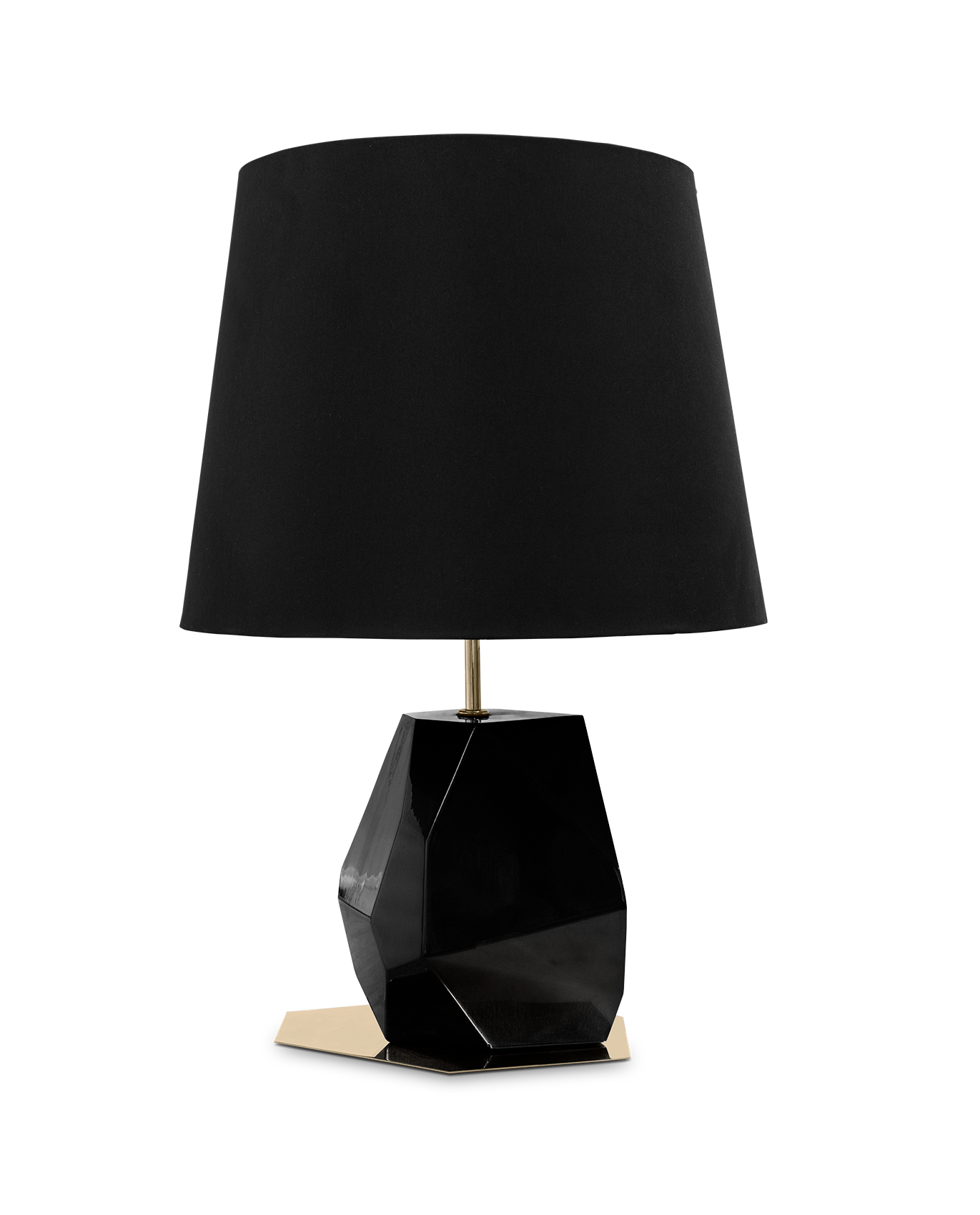 Petite Lampe de Table Noire Essence