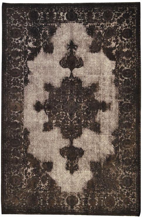 Tapis Vintage Marron Foncé