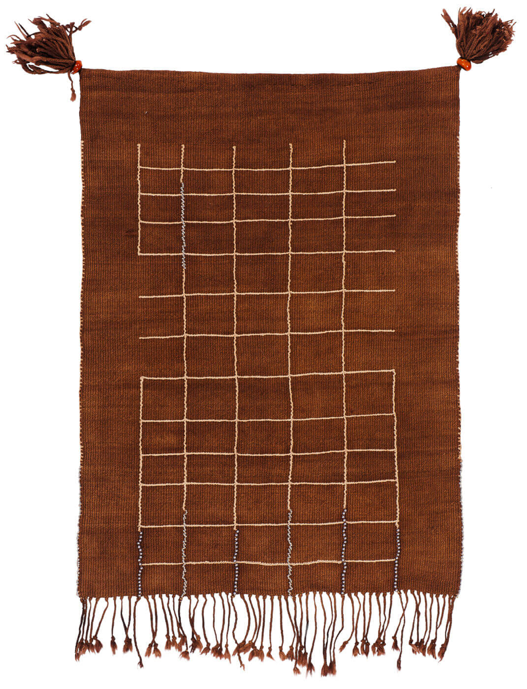 Tapis Cache Sexe Gris Blanc