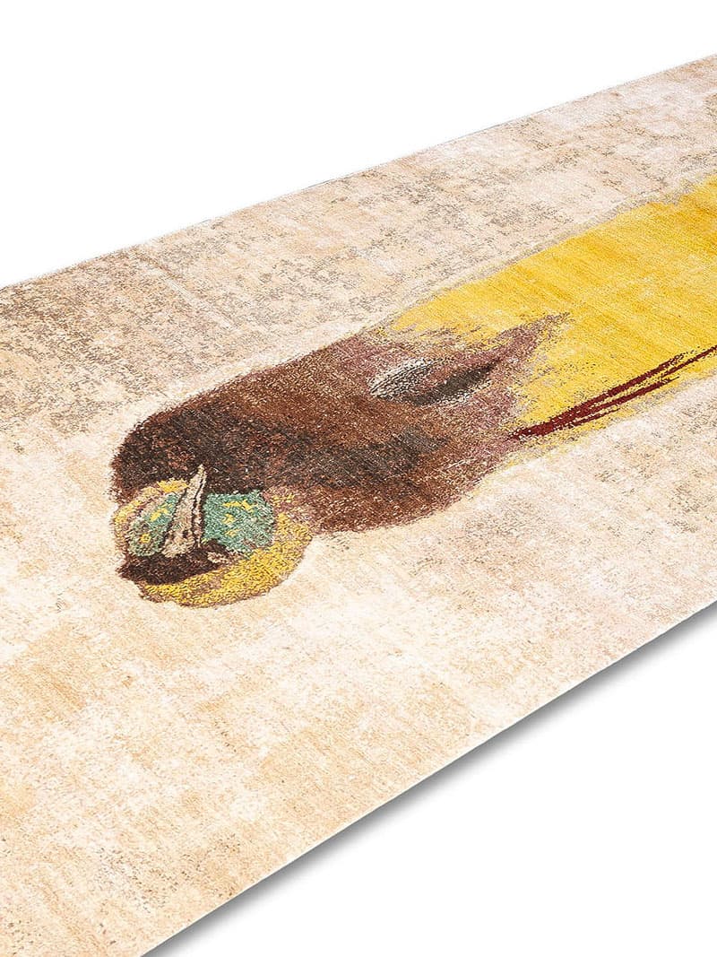 Tapis tissé main Trois Oiseaux