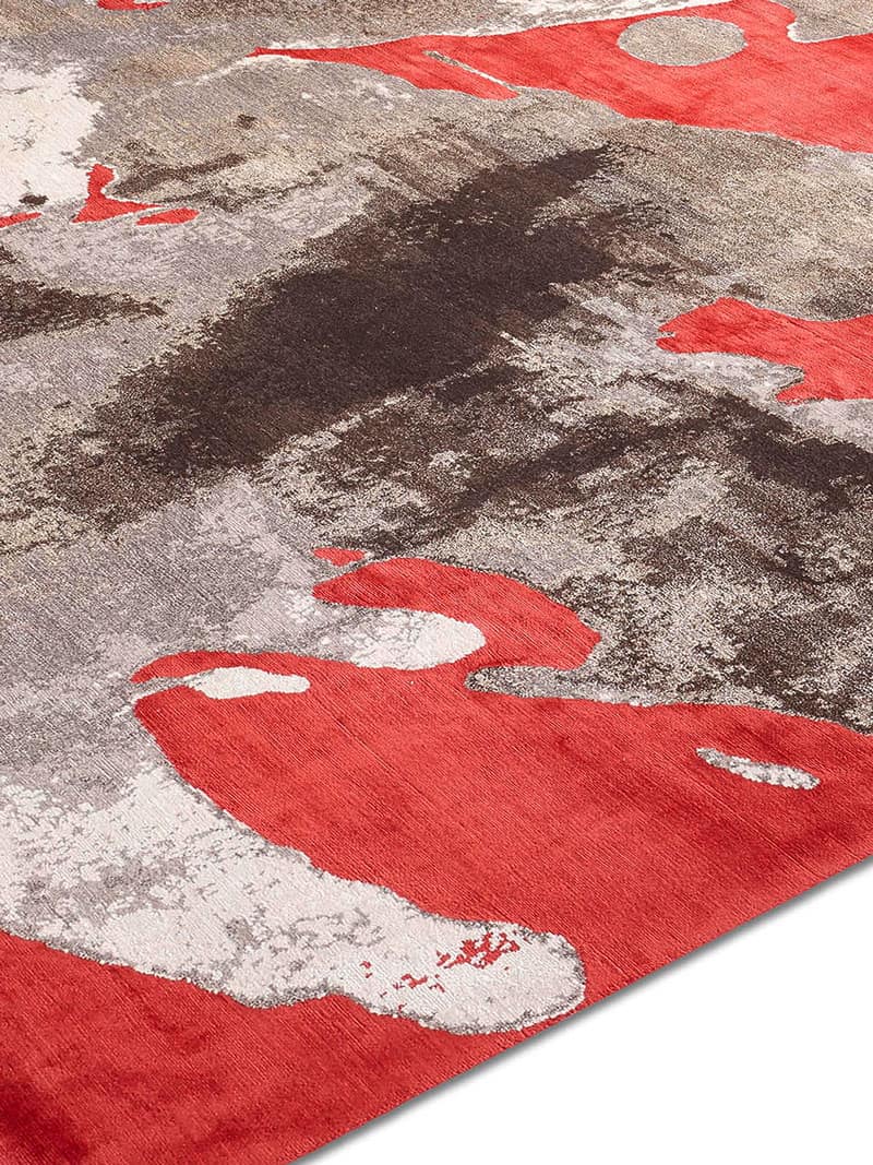 Tapis No. 01 Naturel sur Fraise | Taille: 250 x 300 cm