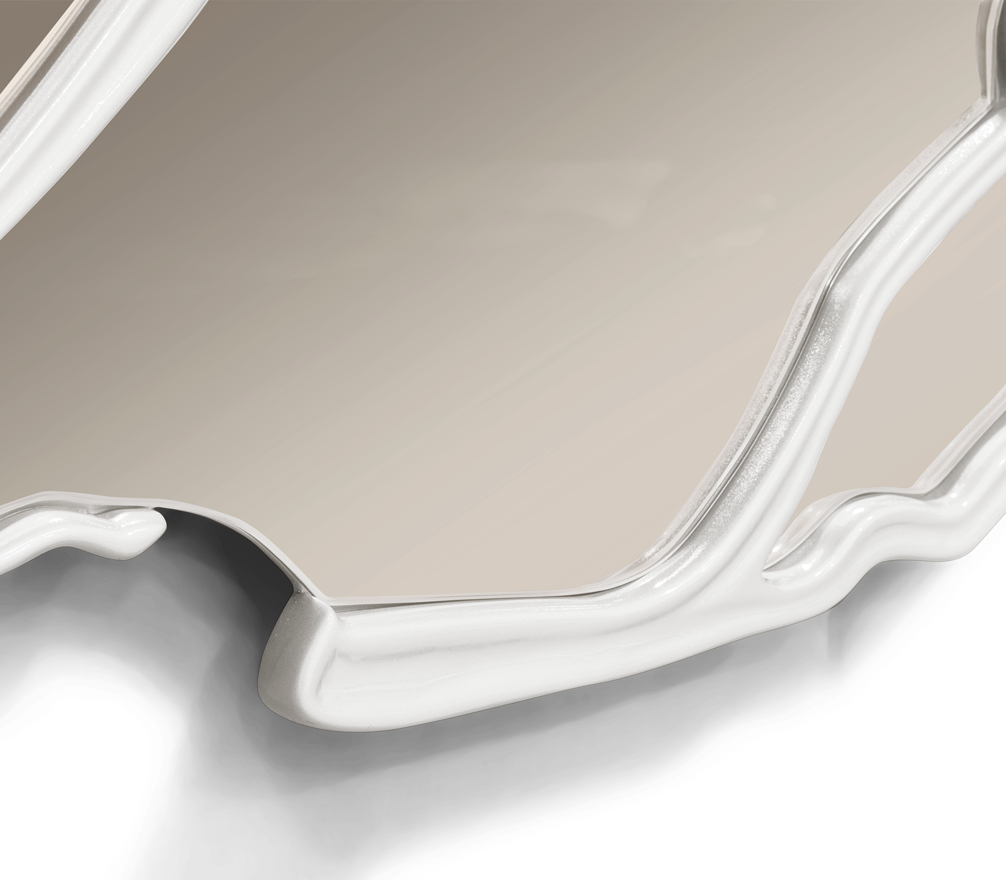 Miroir Ivoire Artisan