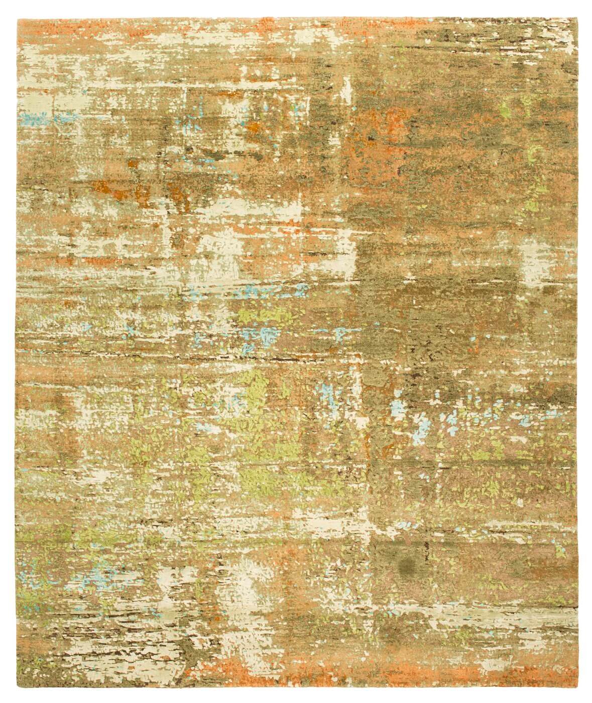 Tapis Artwork 18 Multicolore Vert