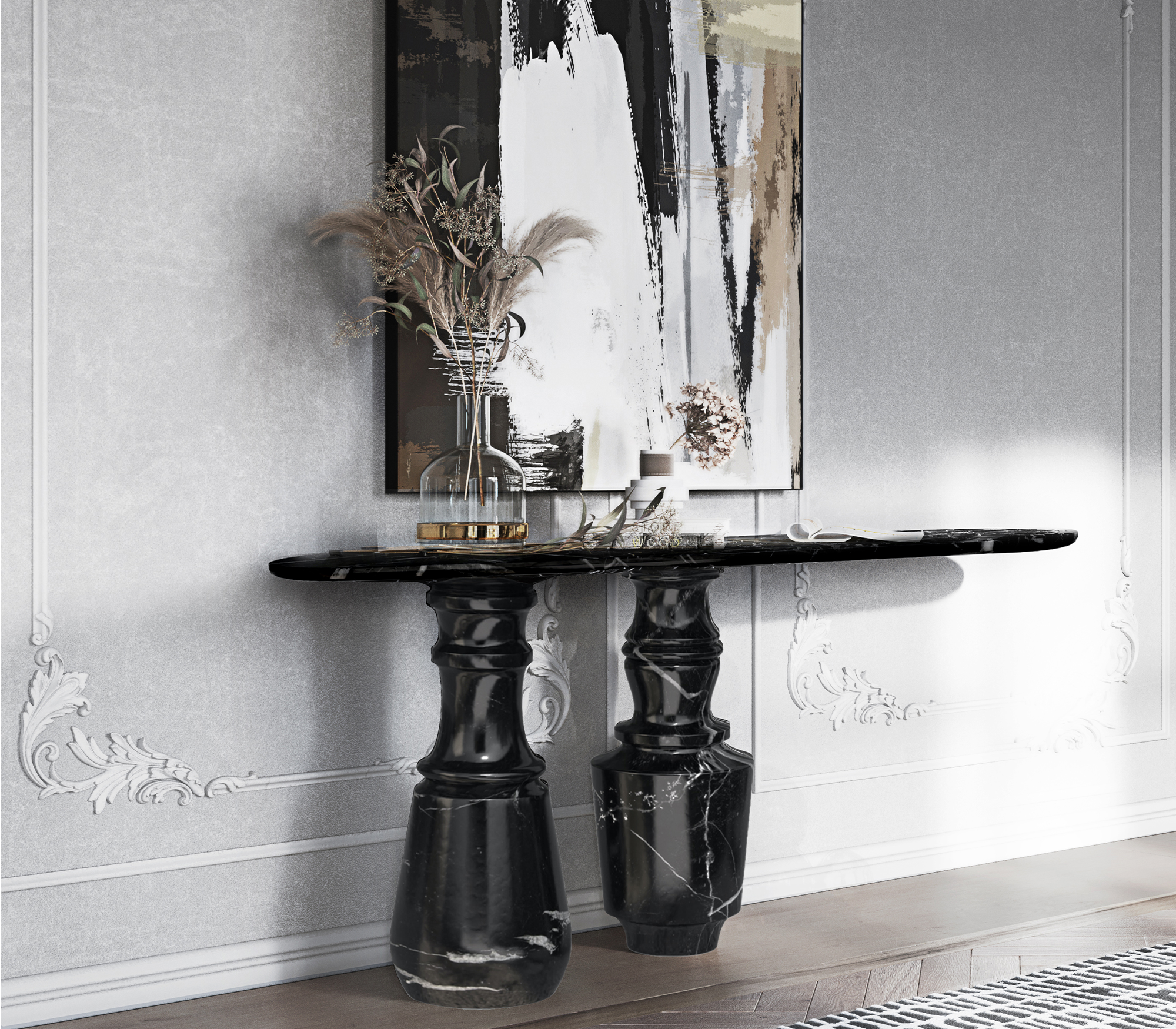 Console Nero Marquina Obsidienne