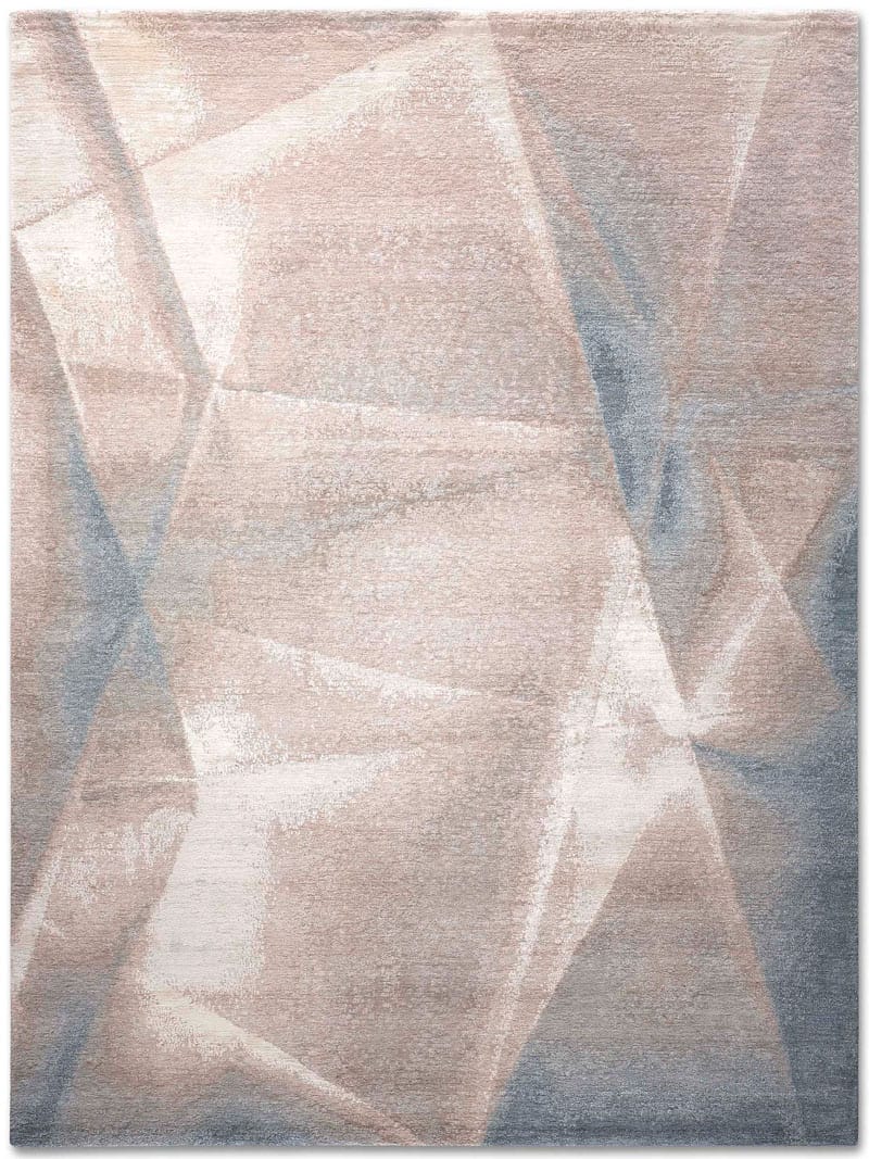Tapis No. 03 Aqua/Beige