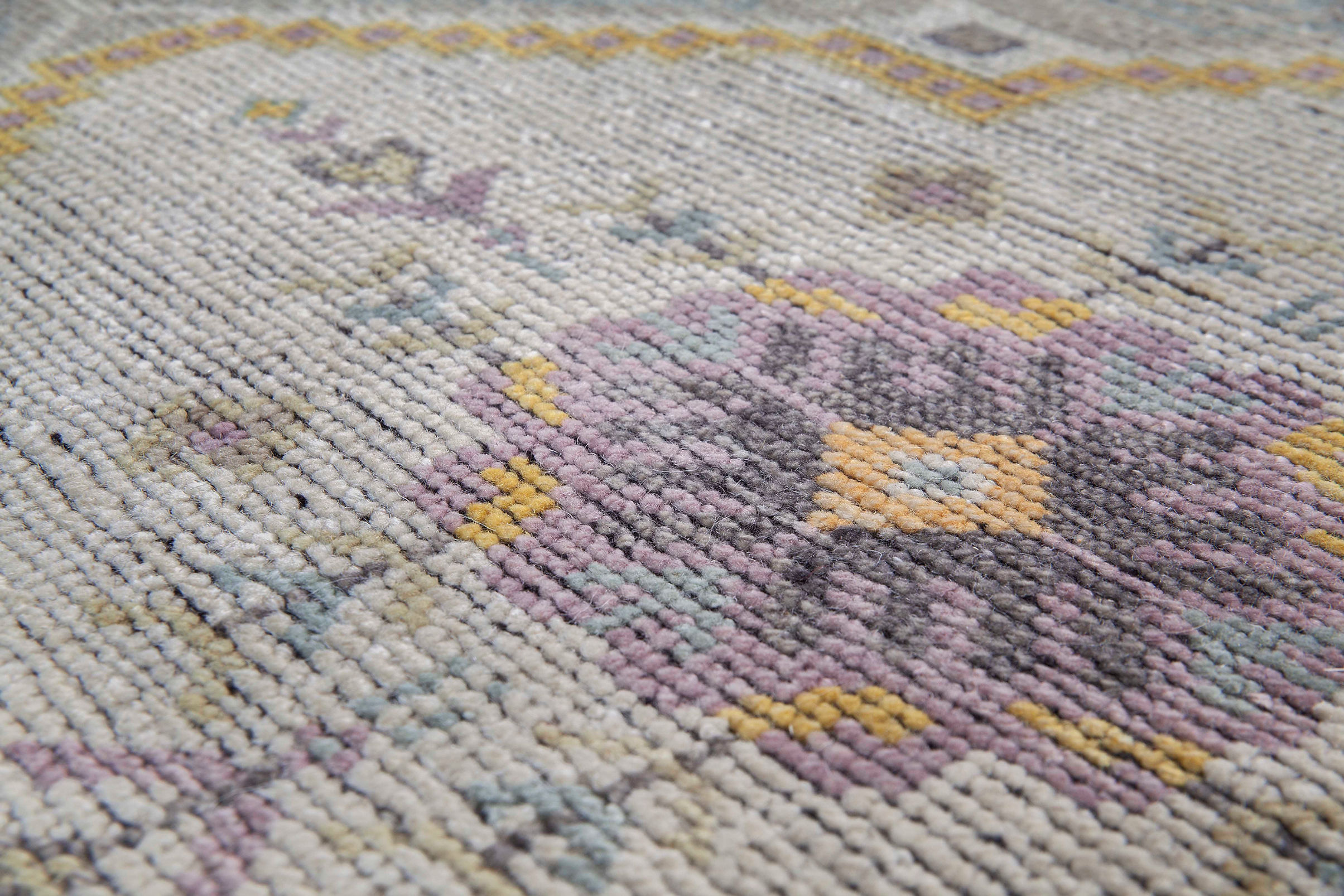 Tapis en Laine Khotan Noué à la Main